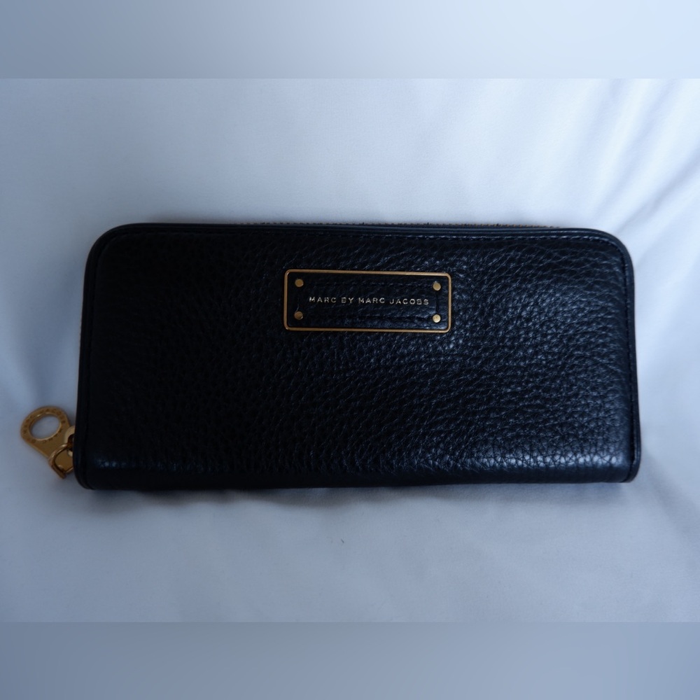 Marc By Marc Jacobs Black Leather Key & Card Holder